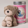 Photo Upload Teddy In A Tin - Hugs - Circle Frame
