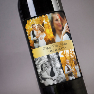Photo Upload Wine - 4 Photos & A Message