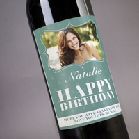 Photo Upload Wine - Birthday Frame