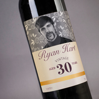 Photo Upload Wine - Birthday Vintage
