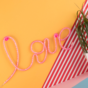 Pink Love LED Wall Light