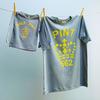Pint & Half Pint T-Shirts - Grey & Citrus