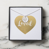 Posh Totty Designs Geometric Heart Disc Necklace