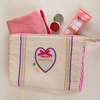 Pretty Heart Toiletry Bag