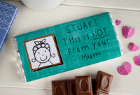 Purple Ronnie Chocolate Bar - Not From Mum