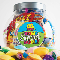 Retro Sweet Jar - Home Sweet Home