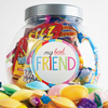 Retro Sweet Jar - My Best Friend