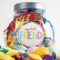 Retro Sweet Jar - My Best Friend