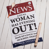 Roderick Field News Tea Towel