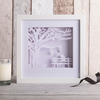 Romantic Couple Framed Papercut Mood Light