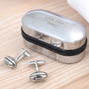 Rugby Cufflinks In Personalised Box