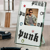 Spaceform Glass Mirror Frame - Punk Slogan