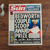The Sun Personalised Spoof Newspaper Article - 1st Year Anniversary