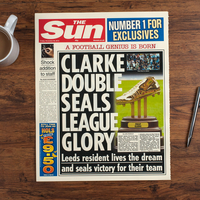 The Sun Personalised Spoof Newspaper Article - Football Genius