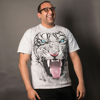 White Tiger Face T-Shirt