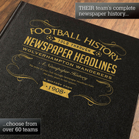 Wolves Personalised Football Book