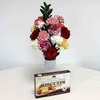 Mixed Christmas Carnations 15 Stems + Vase + Jersey Biscuits