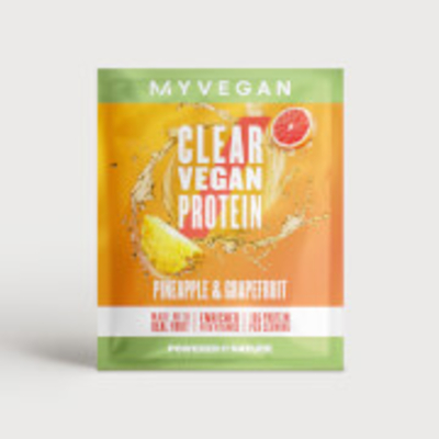 Clear Vegan Protein (Sample) -
16g - Pineapple &
Grapefruit