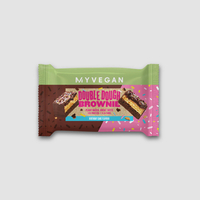 Vegan Double Dough Brownie (Sample) - 60g - Birthday Cake