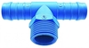 B10-00231 - 1/2 BSPT Male Thread x1/2 Ho se I/D - Male Branch Tee Hose