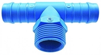 B10-00231 - 1/2 BSPT Male Thread x1/2 Ho se I/D - Male Branch Tee Hose