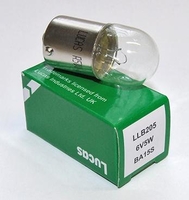 BA15S Lucas Rear Lamp Single Filament Bulb 6V LLB205 (10 Pack)