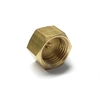 Brass Cap Nut 1/4 BSP - Petrol Fuel Pipe