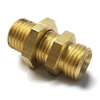 Brass Equal Bulkhead Coupling 5/16 O/D - 1/4 BSP - Petrol Fuel Pipe