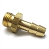 Brass Hose Tail Male BSP Parallel 5/16 I/D Hose - 1/4 BSP - Petrol Fuel Pipe