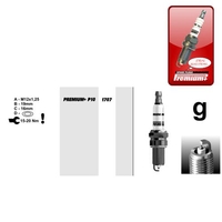 Brisk P10 (1707) BP10+ Spark Plug Iridium Premium+
