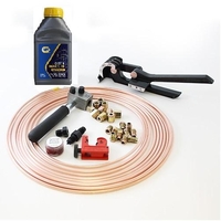 Copper Pipe Male & Female Nuts Tube Cutter Flaring Tool Pipe Bender Brake Fluid