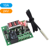 W1209 Digital Temperature Controller Board Micro Electronic High Accuracy ntc Sensor Temp Control Thermostat Panel with Waterproof Sensor