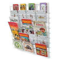 10 Shelf Square Wall Mounted Book Racks 77 x 118 x 48cm