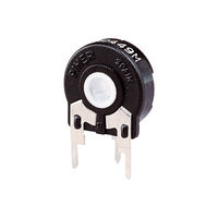 100R ±30% 0.25W Piher 15mm Carbon Potentiometer Vertical Mount