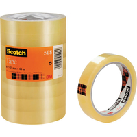 3M™ 7100213204 Scotch 508 Transparent Adhesive Tape 19mm x 66m - 8...