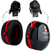 3M™ PELTOR™ Optime™ III Earmuffs,  34 dB,  Black/Red Helmet Mounted. ..