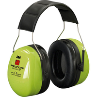 3M™ PELTOR™ Optime™ III Earmuffs,  35 dB,  Hi-Viz,  Headband,  H540A-4...