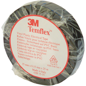 3M™ XE003411479 Temflex™ 1500 PVC Electrical Insulating Tape Green...