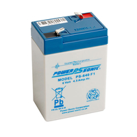 6V 4.5Ah SLA Battery Powersonic PS-640