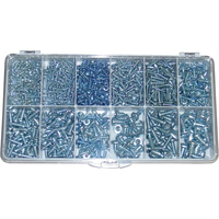 Affix Sheet Metal Screw Assortment - 730 Piece