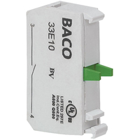 BACO Contact Element 33E01 1 x on/off Screw terminals Max 600V Max 10A