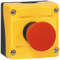 BACO LBX15302 Emergency-Off Mushroom Head Button Pull Lock in Encl...