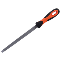 Bahco 1-170-08-2-2 Handled Three-Square Second Cut File 200mm (8in)