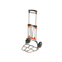 Bahco 1430FT120 Folding Transport Trolley with Aluminium Tray 120k...