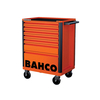 Bahco 1472K7 7 Drawer B Tool Trolley K Orange