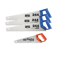 Bahco 3 x 244 Hardpoint Handsaw 550mm (22in) & 1 x 300-14 Toolbox. ..