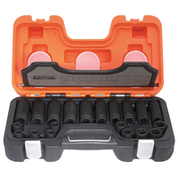 Bahco D-DD/S20 Mixed Impact Socket Set of 20 Metric 1/2in