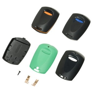 Black Keyfob Case 2 Button Orange