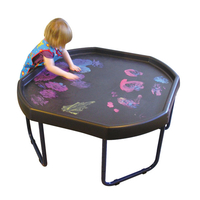 Black Tuff Tray And Stand