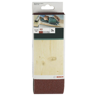 Bosch 2608606078 Sanding Belt Set 60/80/100 Grit 533 x 75mm 3-pieces